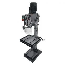 Floor Drill Press, Geared Head Drive, 2 hp, 240 V, 20 in Swing, 12 Speed
