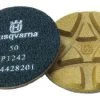 Husqvarna Polishing Pads, 50 Grit, 5 In