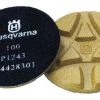 Husqvarna Polishing Pads, 100 Grit, 5 In