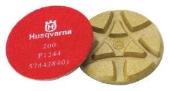 Husqvarna Polishing Pads, 200 Grit, 3 In