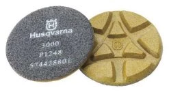 Husqvarna Polishing Pads, 3000 Grit, 3 In