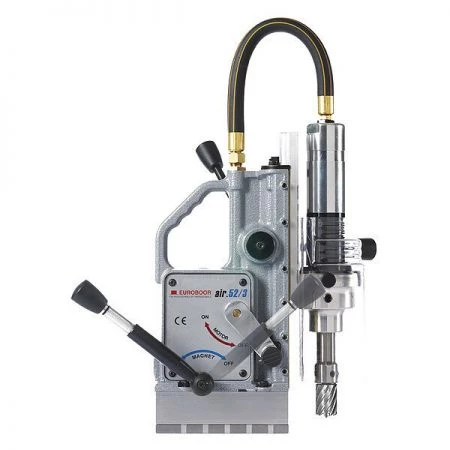 Euroboor Pneumatic Magnetic Drill Press, 2"